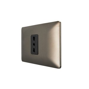 ENCHUFE SIMPLE BIPASO 10/16A 250V (CAFÃ)